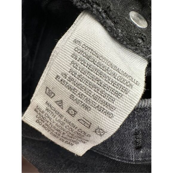 Free People Jeans Womens Mid Rise Distressed Dark Wash Size 28 - Picture 7 of 7